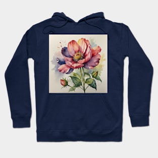 Pink Flower Hoodie